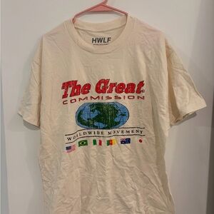 Cream Short Sleeve Tee